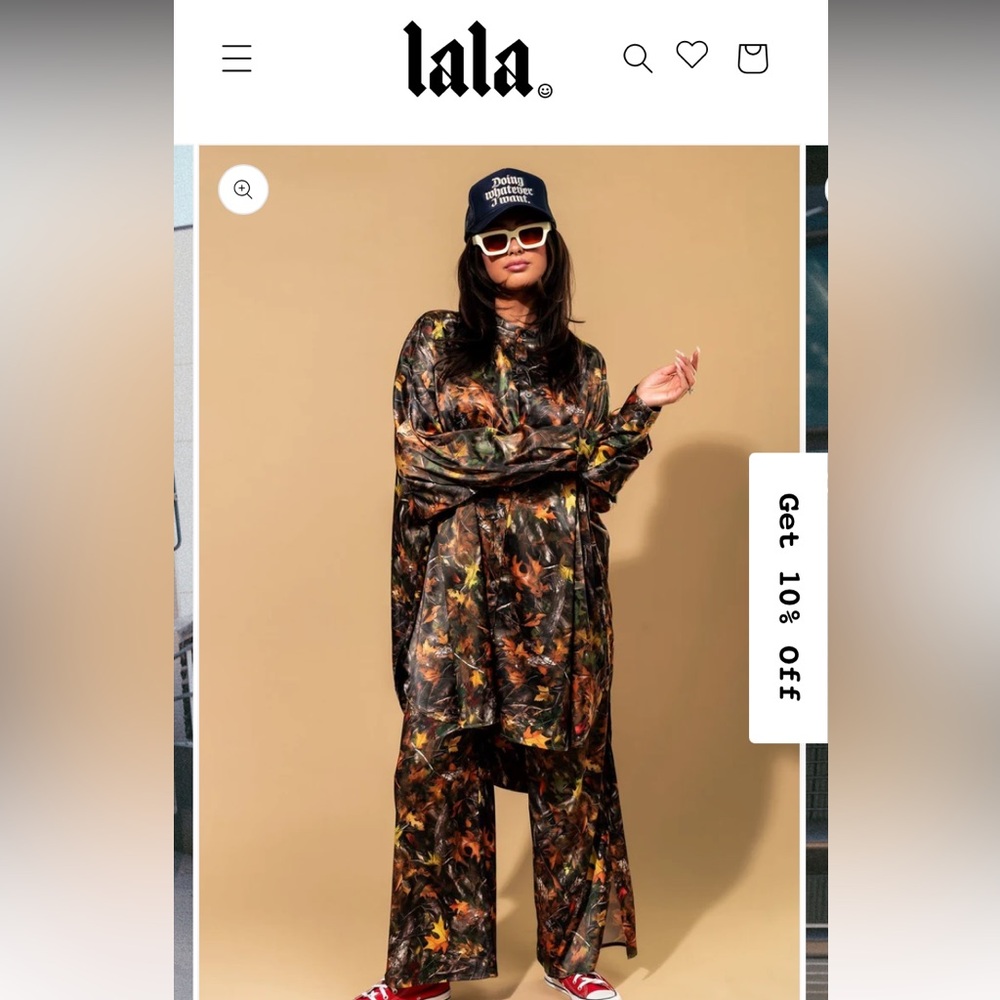 Dressed in LALA *WORN ONCE* Lala Satin Playsuit in Bad B*tch Camo